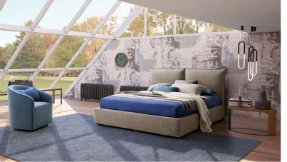 Letto con box contenitore Allen di Le Comfort